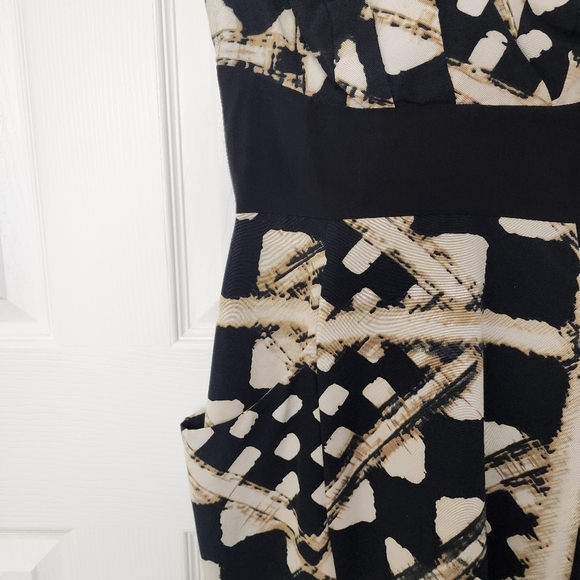 Frock! By Tracy Reese Geometric Print Sleeveless Sheath V-Neck Dress Size 2 - Picture 5 of 8